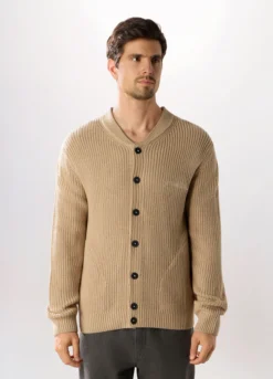 Cardigan a costa inglese uomo