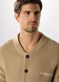 Cardigan a costa inglese uomo