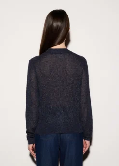 Cardigan full zip in costina donna