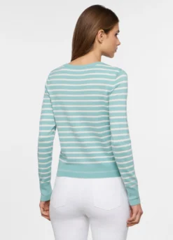 Cardigan girocollo rasato donna