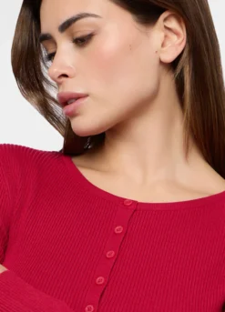 Cardigan in costina misto viscosa donna