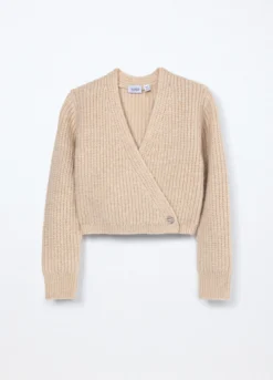 Cardigan incrociato bambina
