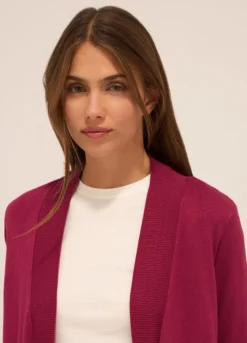 Cardigan in misto viscosa donna