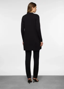 Cardigan lungo rasato donna