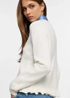 Cardigan misto cotone donna