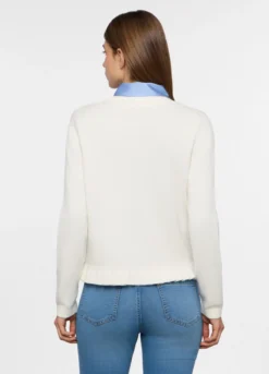 Cardigan misto cotone donna