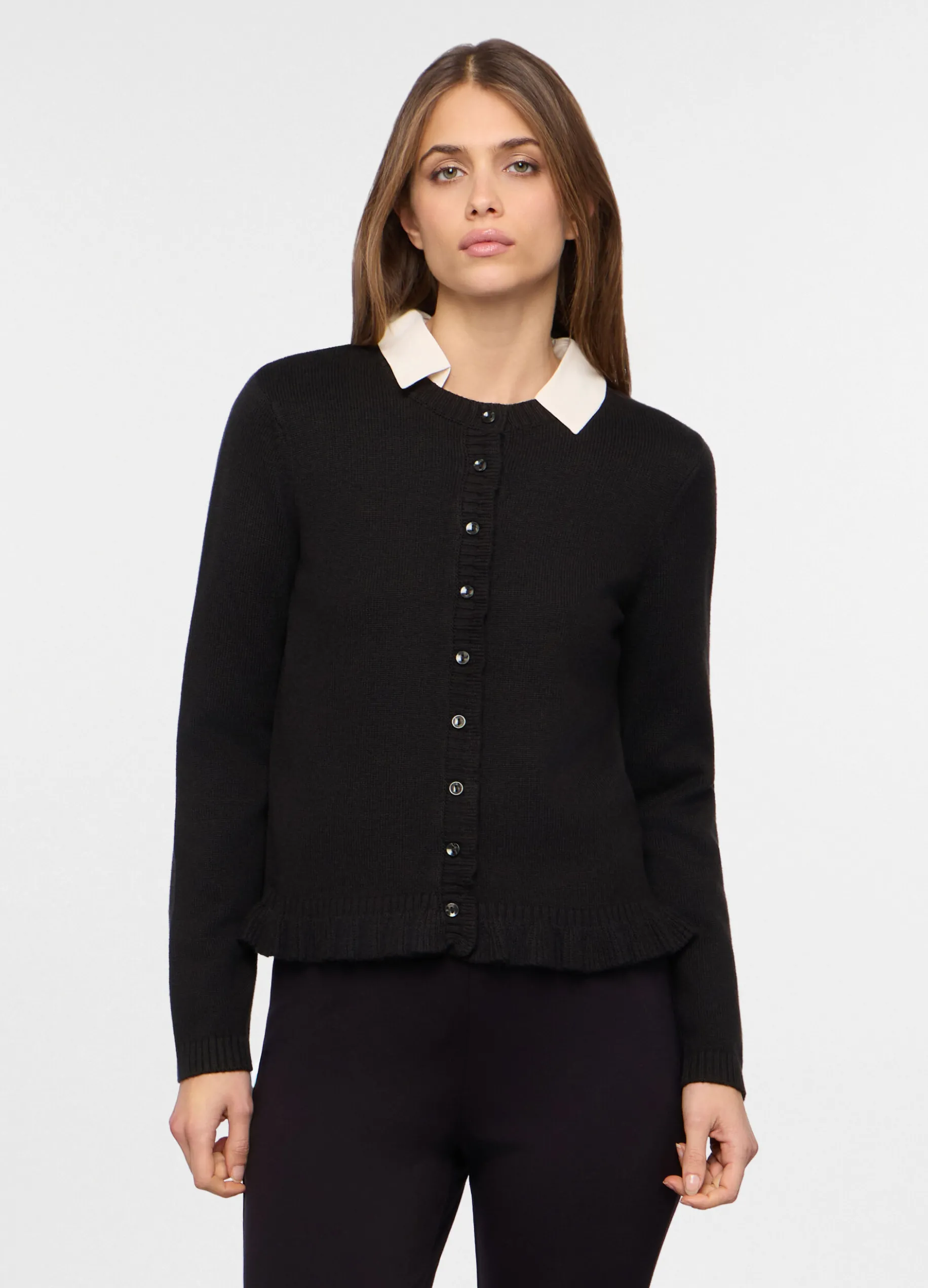 Cardigan misto cotone donna