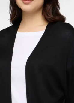 Cardigan misto viscosa aperto donna curvy