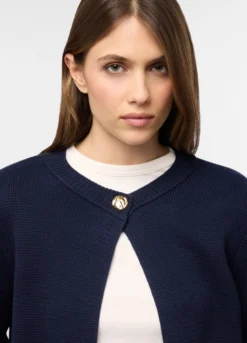 Cardigan mono bottone donna