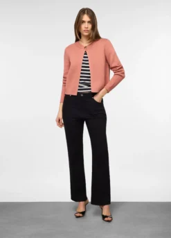 Cardigan mono bottone donna