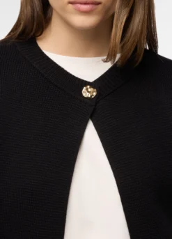 Cardigan mono bottone donna