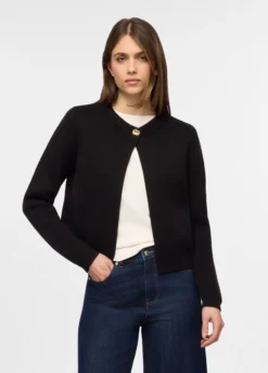 Cardigan mono bottone donna