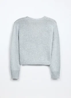 Cardigan tricot bambina