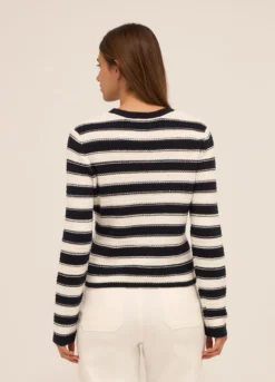 Cardigan tricot in puro cotone donna