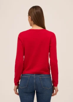 Cardigan tricot in puro cotone donna