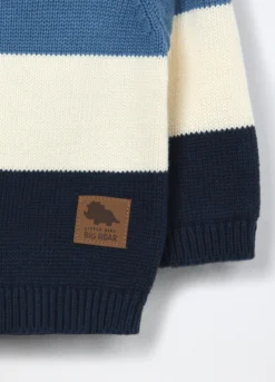 Cardigan tricot in puro cotone neonato
