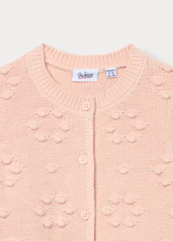 Cardigan tricot in puro cotone bimba