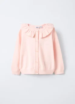 Cardigan tricot in puro cotone bimba
