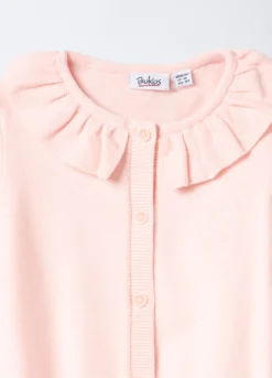 Cardigan tricot in puro cotone bimba