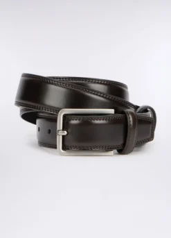 Cintura formale in vera pelle uomo