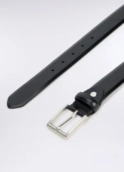 Cintura in pelle liscia uomo