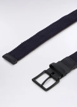 Cintura intrecciata reversibile uomo