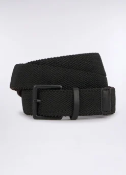 Cintura intrecciata reversibile uomo