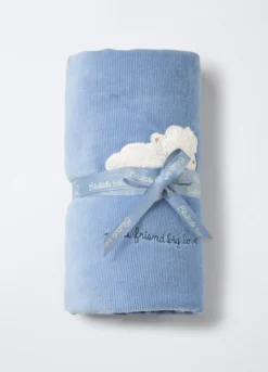 Coperta imbottita misto cotone velour neonata