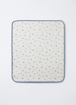 Coperta imbottita misto cotone velour neonata