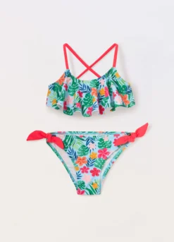 Costume bikini con stampa bambina