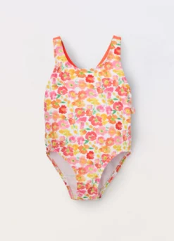 Costume intero a fiori neonata