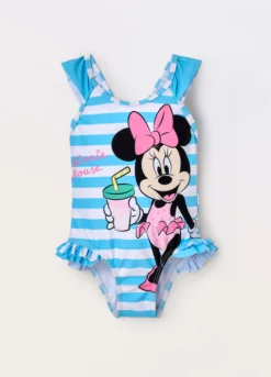 Costume intero a righe neonata