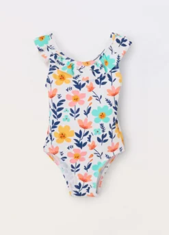 Costume intero florale neonata