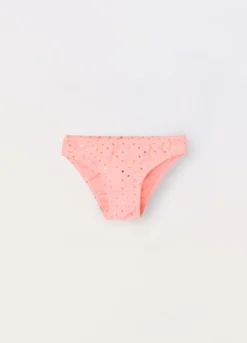 Costume slip con stampa bambina