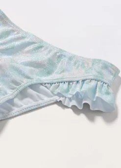 Costume slip con stampa bambina