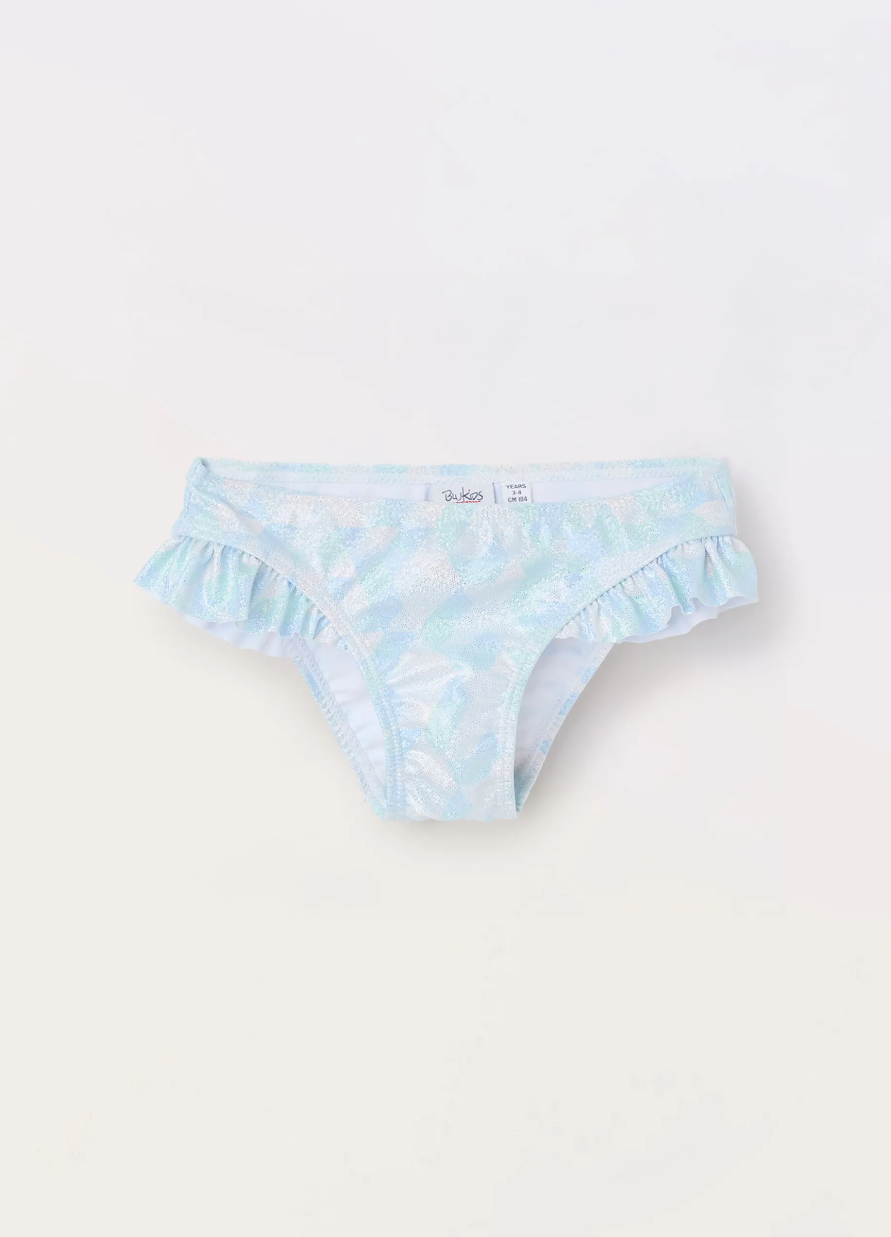 Costume slip con stampa bambina