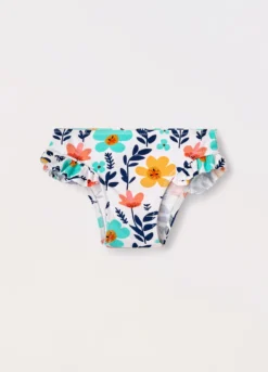 Costume slip floreale neonata