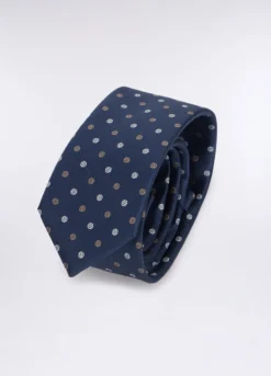Cravatta a pois uomo