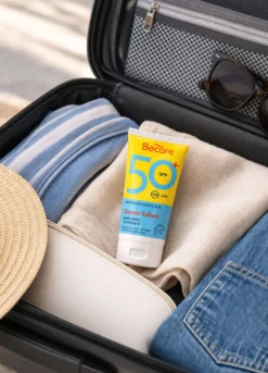 Crema solare SPF 50+ per il corpo, idratante e a rapido assorbimento. Fragranza fresca e fiorita.