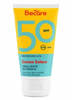 Crema solare SPF50per il corpo a rapido assorbimento. Texture morbida e leggera