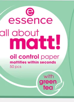 Essence all about matt! cartine viso sebo-assorbenti