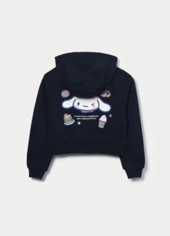 Felpa Cinnamoroll in french terry con cappuccio ragazza