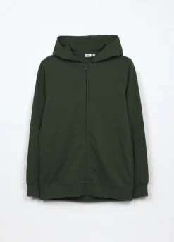 Felpa con cappuccio in french terry di puro cotone ragazzo