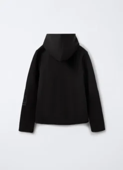 Felpa con cappuccio misto cotone stretch ragazzo