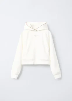 Felpa con cappuccio misto modal stretch ragazza