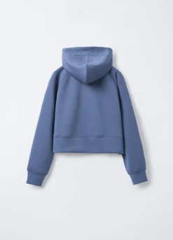 Felpa full zip in misto modal stretch ragazza