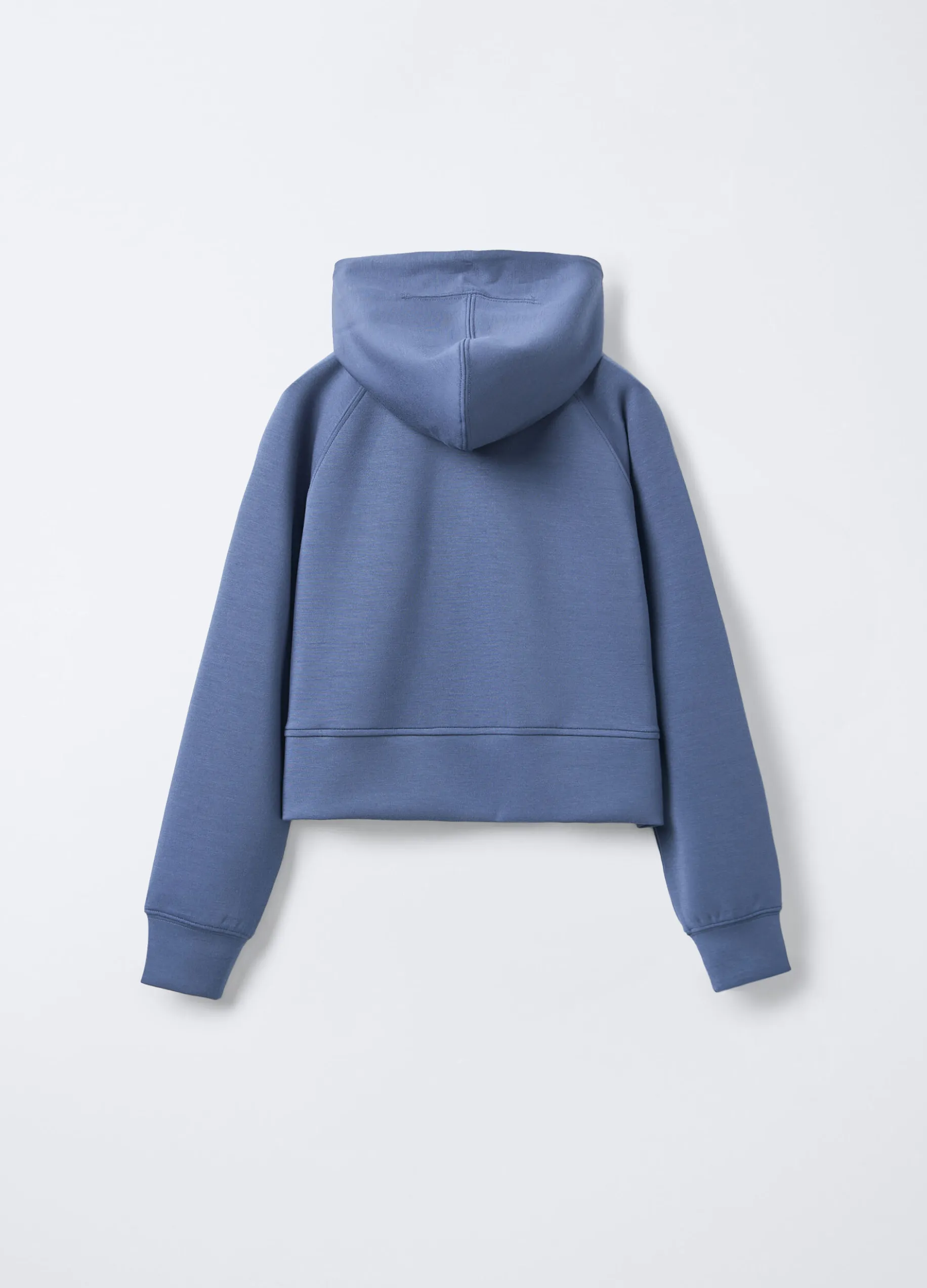 Felpa full zip in misto modal stretch ragazza