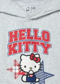 Felpa hello Kitty in french terry con cappuccio ragazza