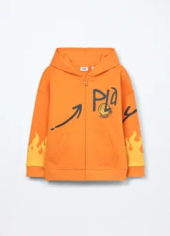 Felpa in french terry di puro cotone bambino