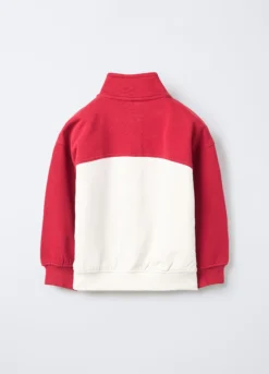 Felpa in puro cotone garzato Relaxed Fit bambino